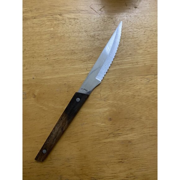 Vtg Kane Kut Replacement Serrated Steak Knife Stainless Steel Made in Japan HTF - Picture 5 of 6